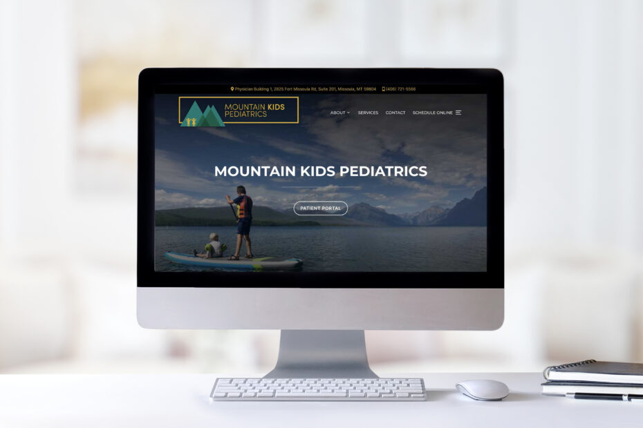 Mountain Kids Pediatrics website