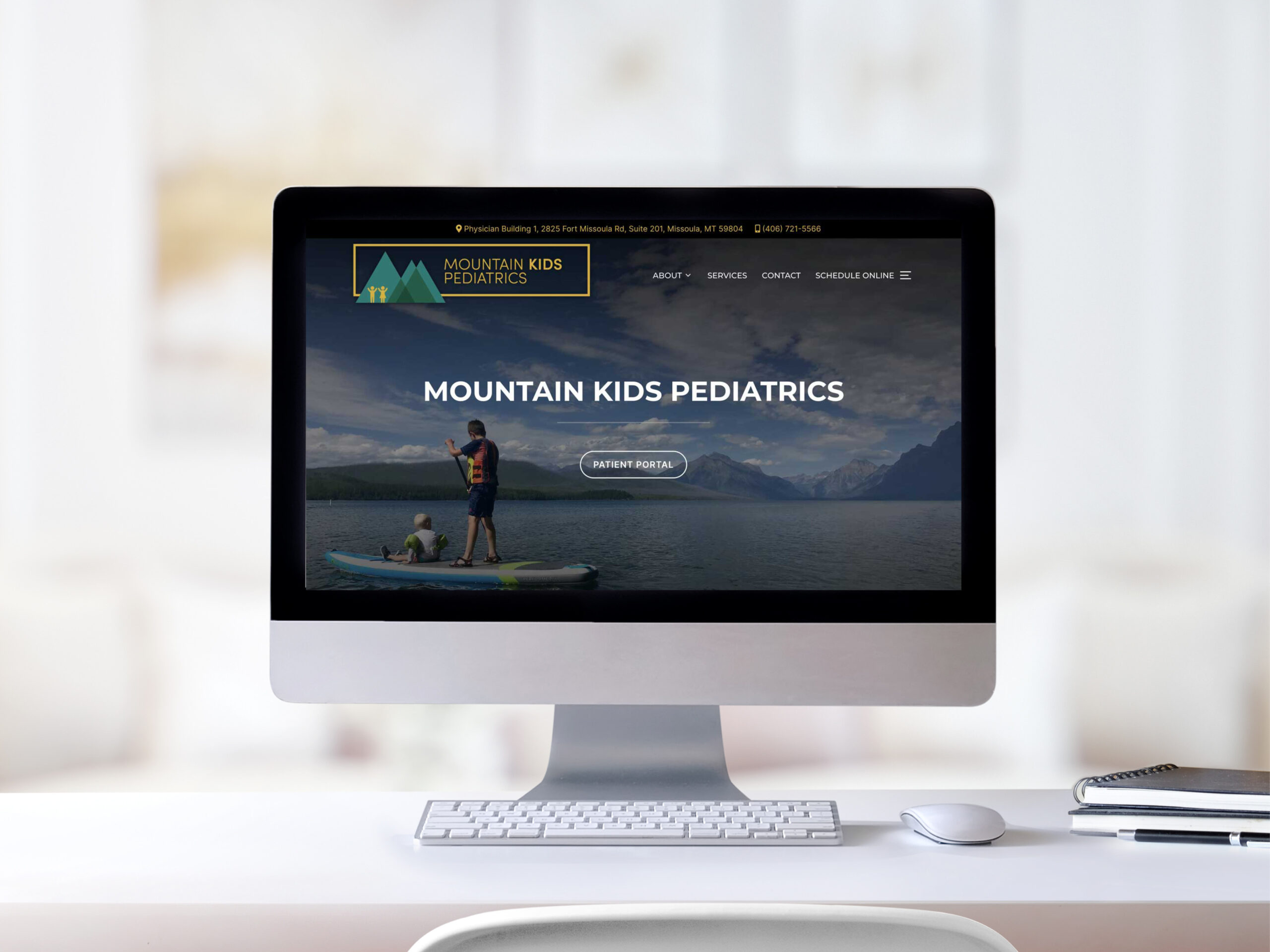 Mountain Kids Pediatrics website