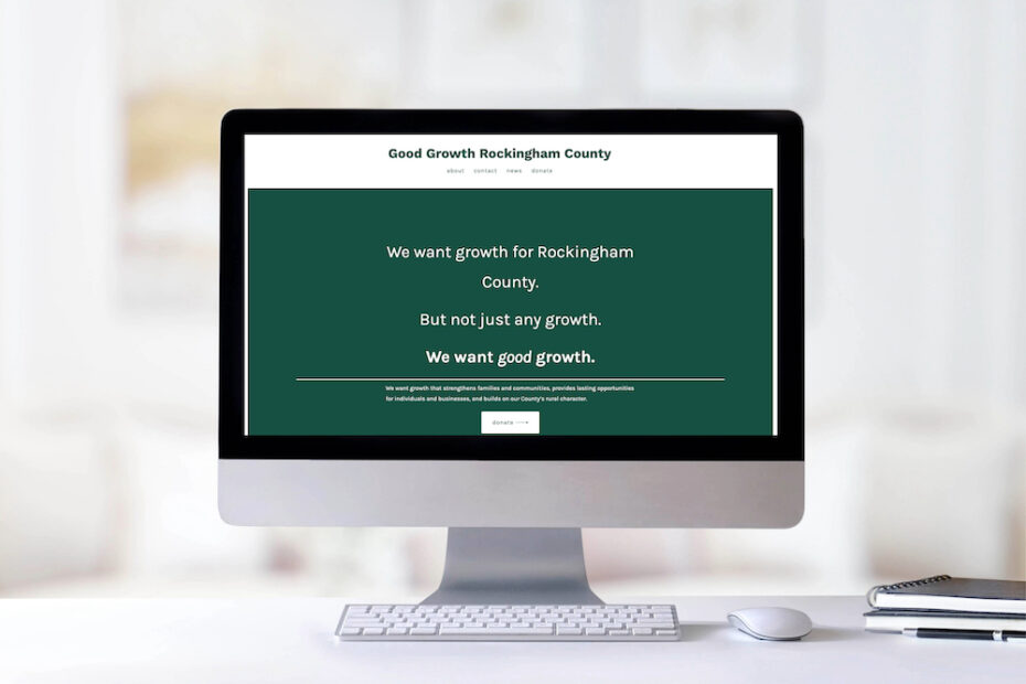 Good Growth Rockingham County website