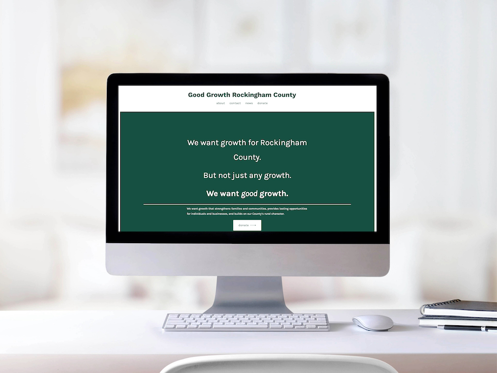 Good Growth Rockingham County website